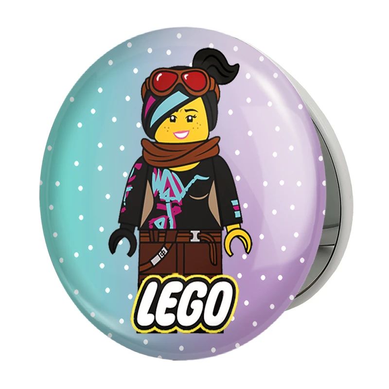 آینه جیبی خندالو طرح انیمیشن لگو LEGO مدل تاشو کد 3769 