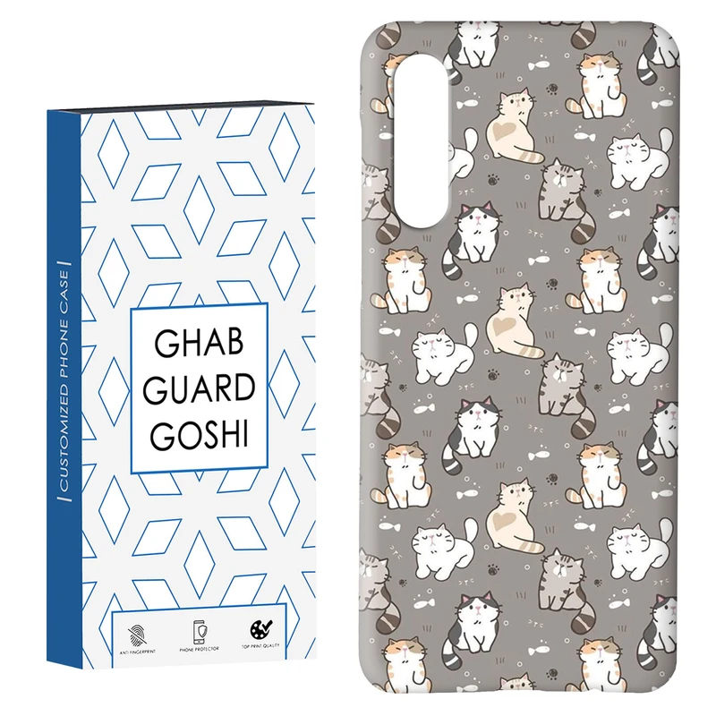 کاور قاب گارد گوشی طرح گربه کد Dimo-403 مناسب برای گوشی موبایل سامسونگ GALAXY A50 / A30s  
