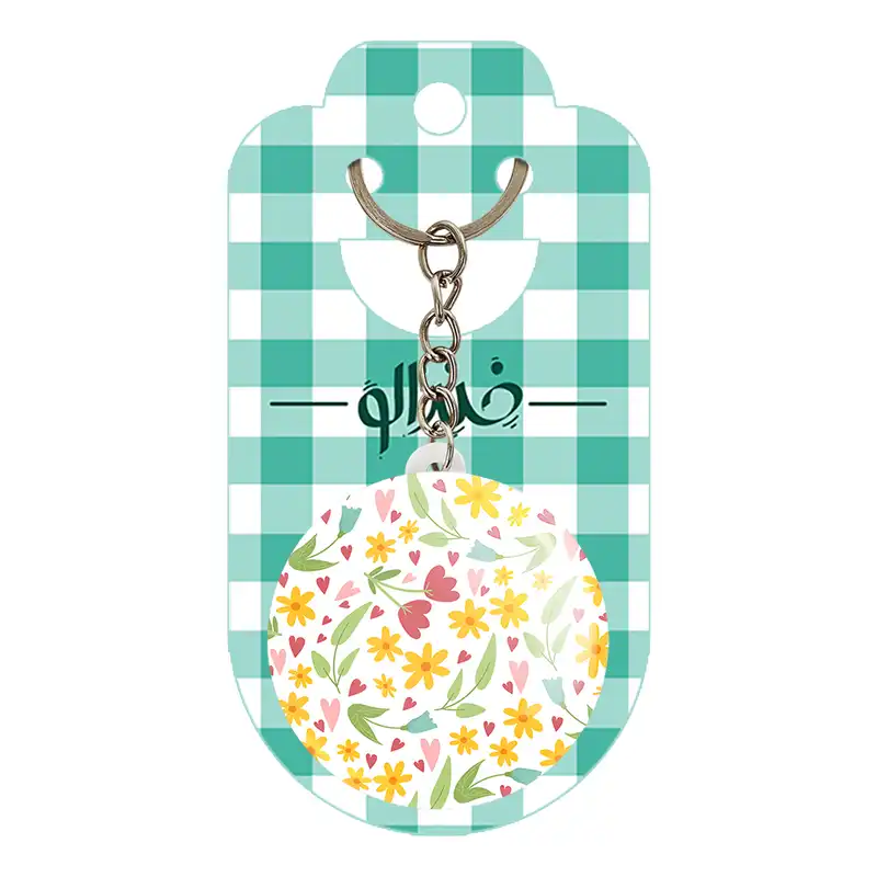 جاکلیدی خندالو مدل گل گلی کد 29065