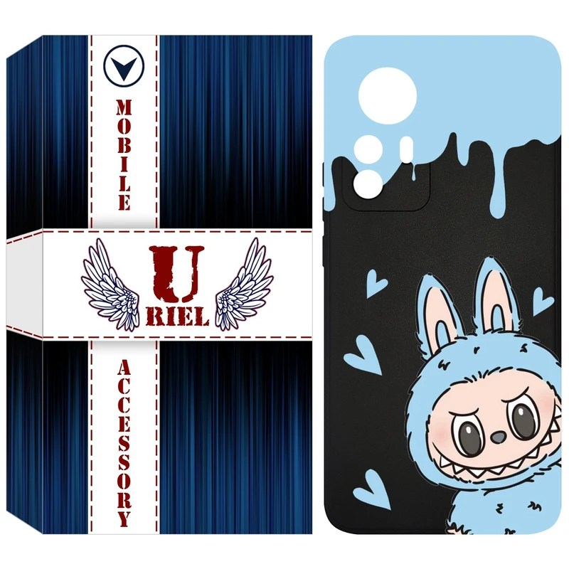 کاور یوریل قاب مدل KSH کد 131 طرح عروسک لبوبو مناسب برای گوشی موبایل شیائومی 12T Pro / Redmi K50 Ultra