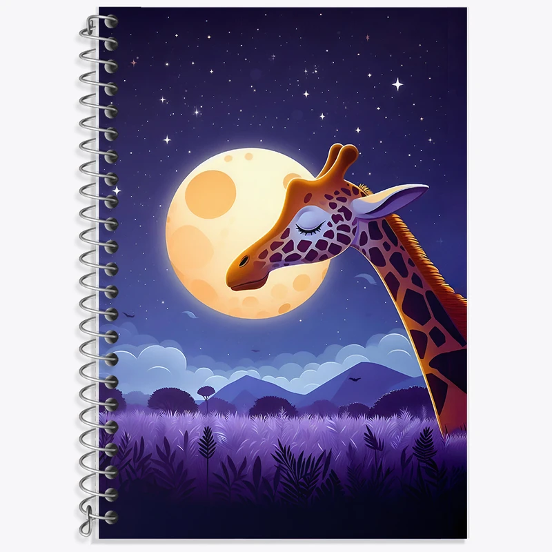 دفتر لغت 50 برگ خندالو طرح زرافه  کد F6224