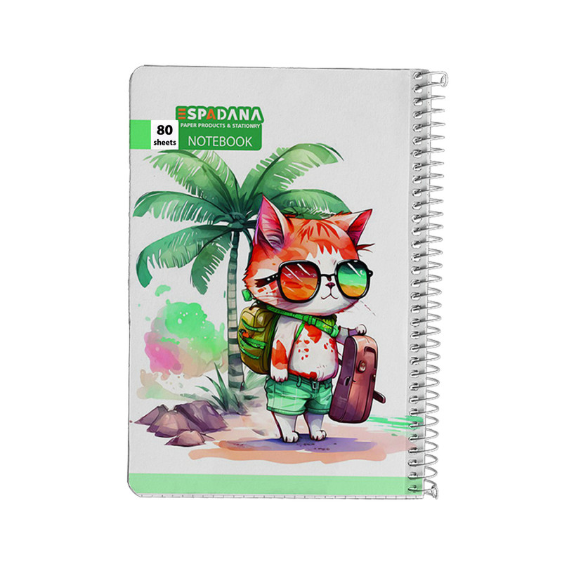 دفتر مشق 80 برگ اسپادانا مدل بینگو کد 8031469 مجموعه 4 عددی