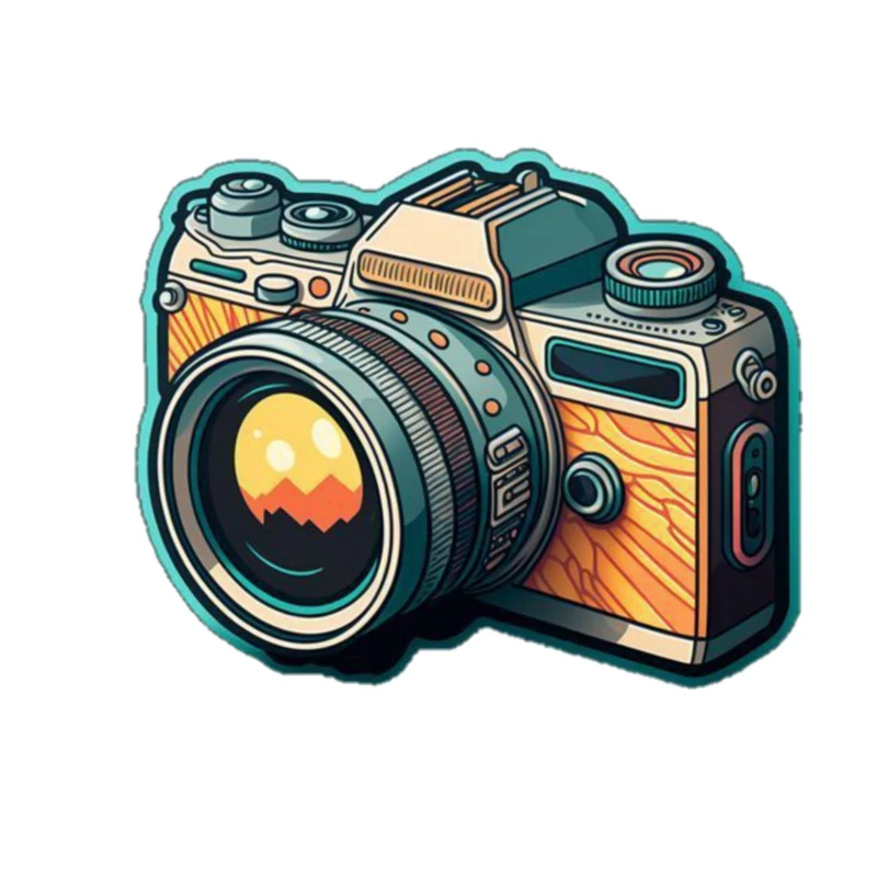 استیکر پارچه و لباس پاد آفرین مدل دوربین عکاسی کد 2293