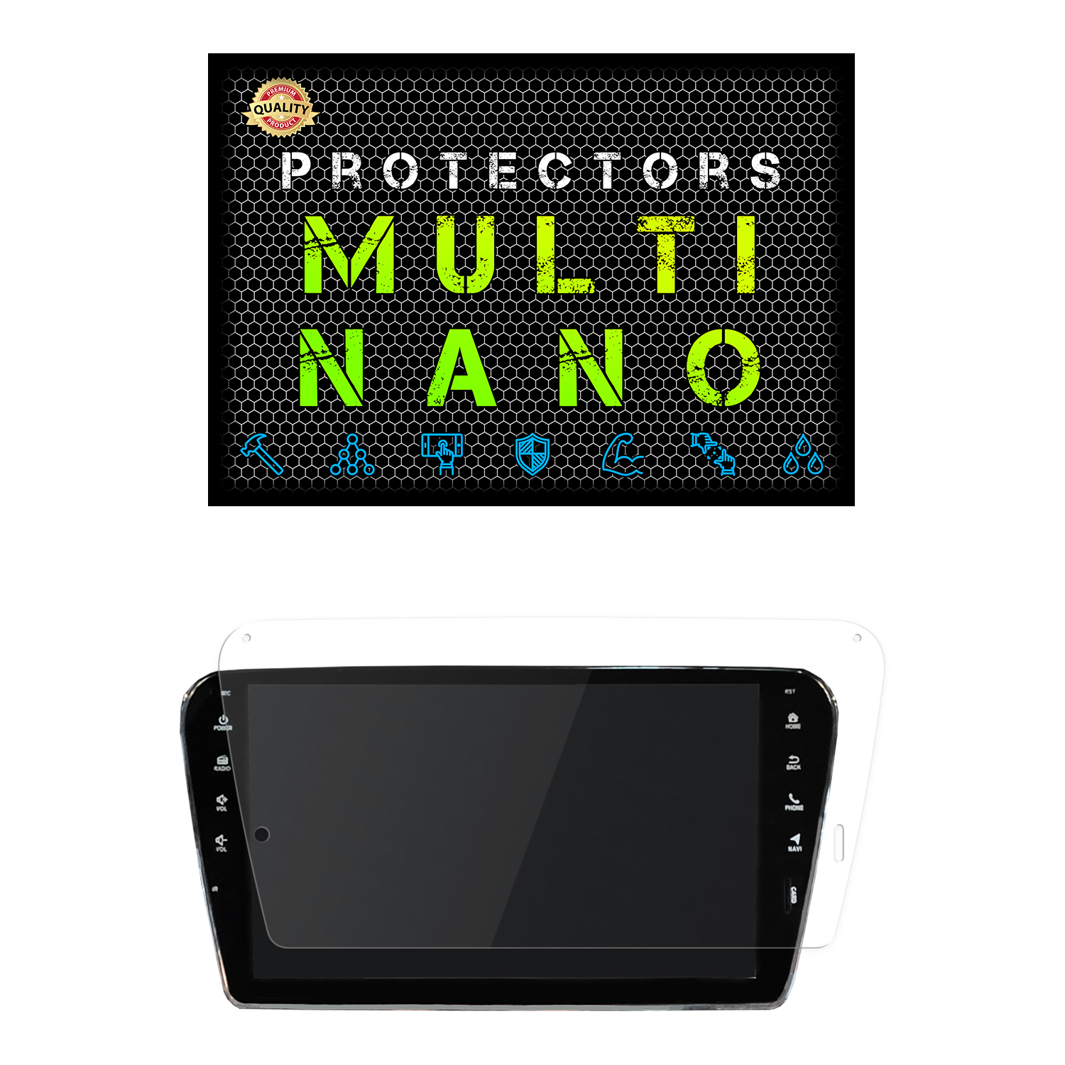 محافظ صفحه نمایش خودرو مولتی نانو مدل X-S1N مناسب برای جک S5 New