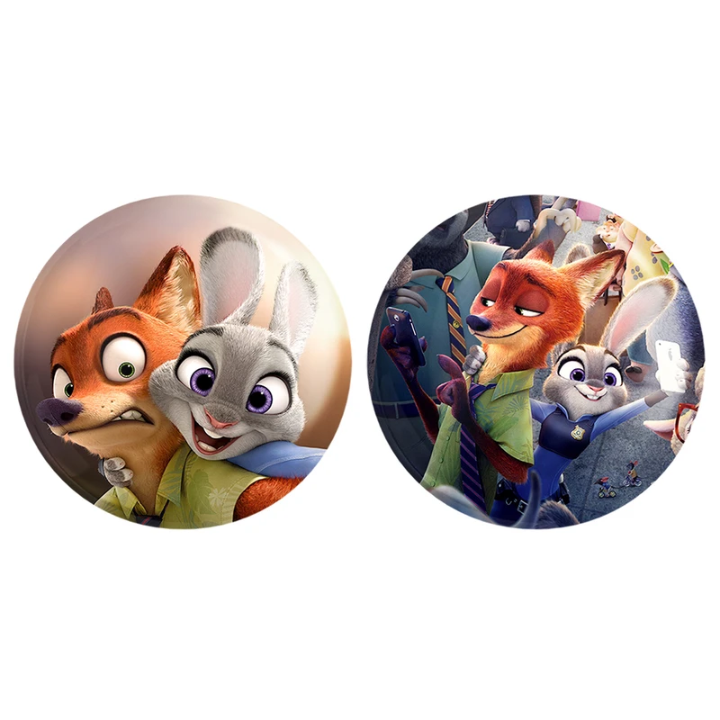 مگنت خندالو طرح زوتوپیا کد 10211024 مجموعه 2 عددی