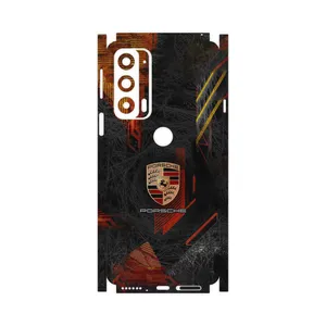 MAHOOT Porsche_Logo-FullSkin Cover Sticker for Motorola Edge 20
