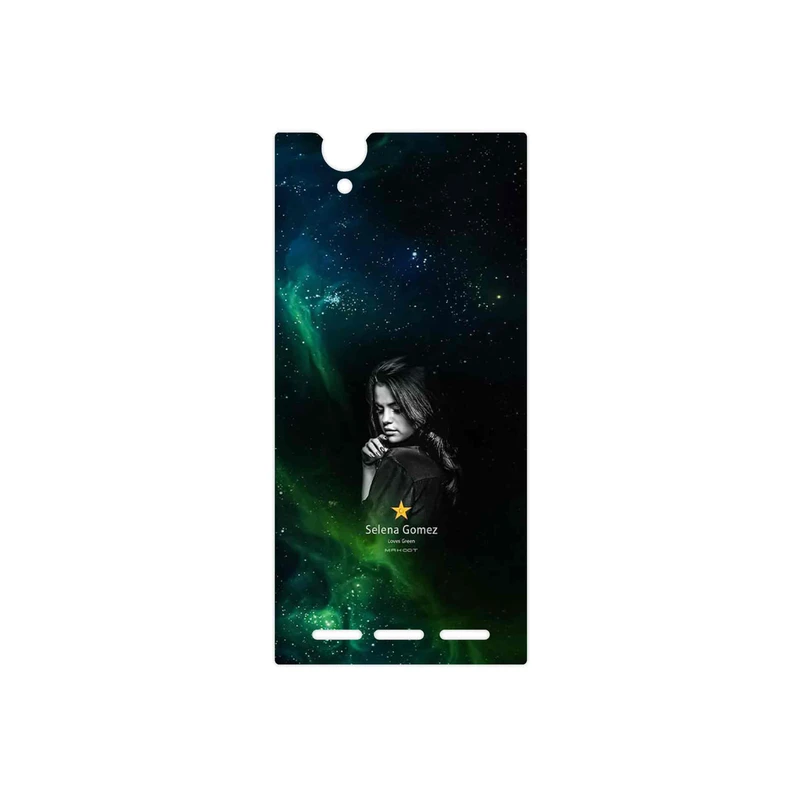 برچسب پوششی ماهوت مدل Selena Gomez مناسب برای گوشی موبایل سونی Xperia T2 Ultra