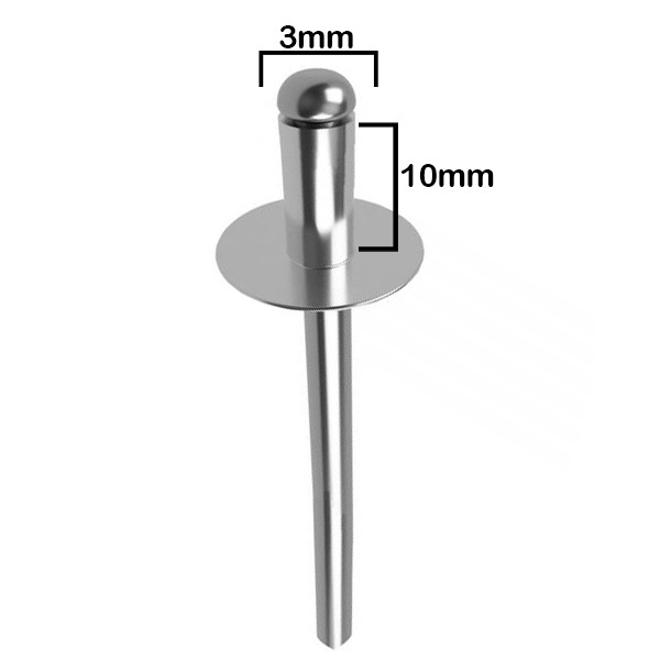 میخ پرچ مدل iBALL 3x10 بسته 80 عددی