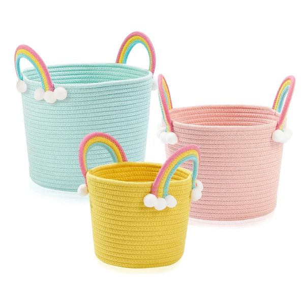 سبد اسباب بازی مدل Rainbow3 مجموعه 3 عددی