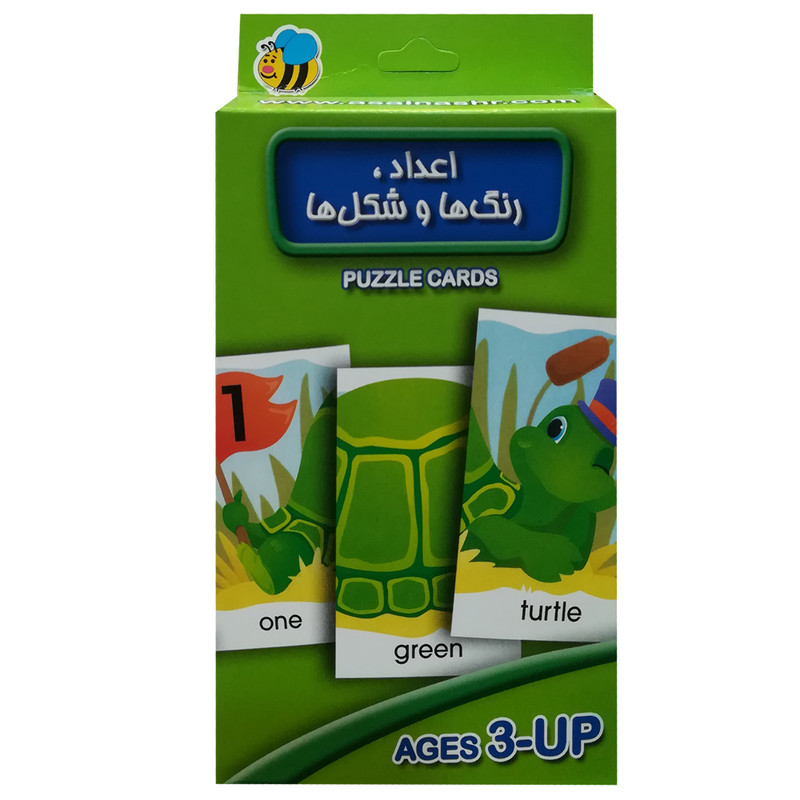 فلش کارت اعداد رنگ ها و شکل ها انتشارات عسل نشر