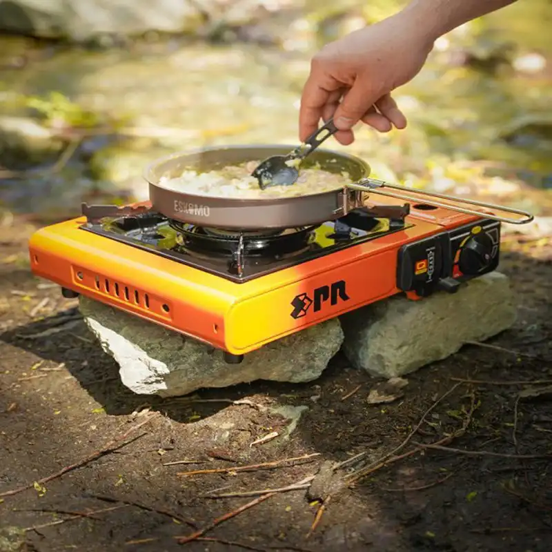 اجاق گاز سفری مدل سامسونتی کد JK100 به همراه کتری سفری