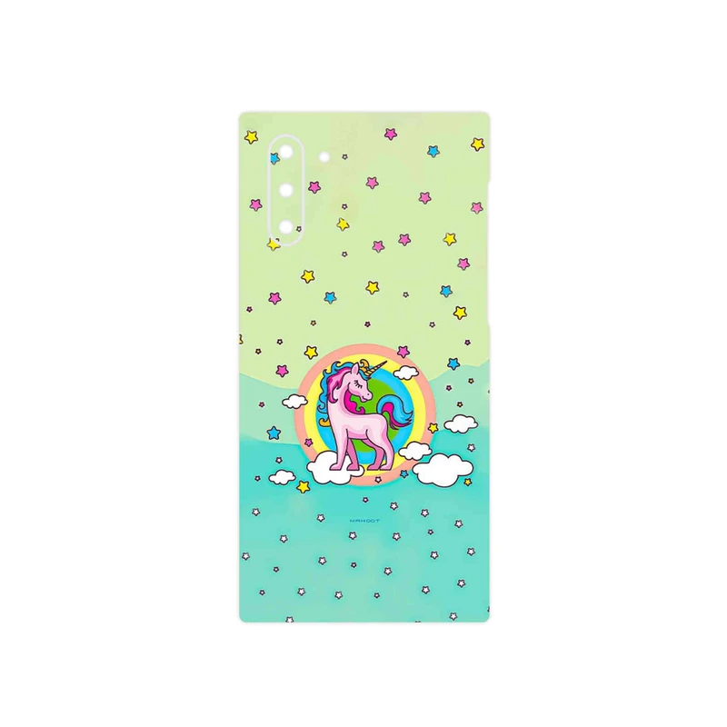 برچسب پوششی ماهوت مدل Rainbow unicorn adventure مناسب برای گوشی موبایل سامسونگ Galaxy Note 10