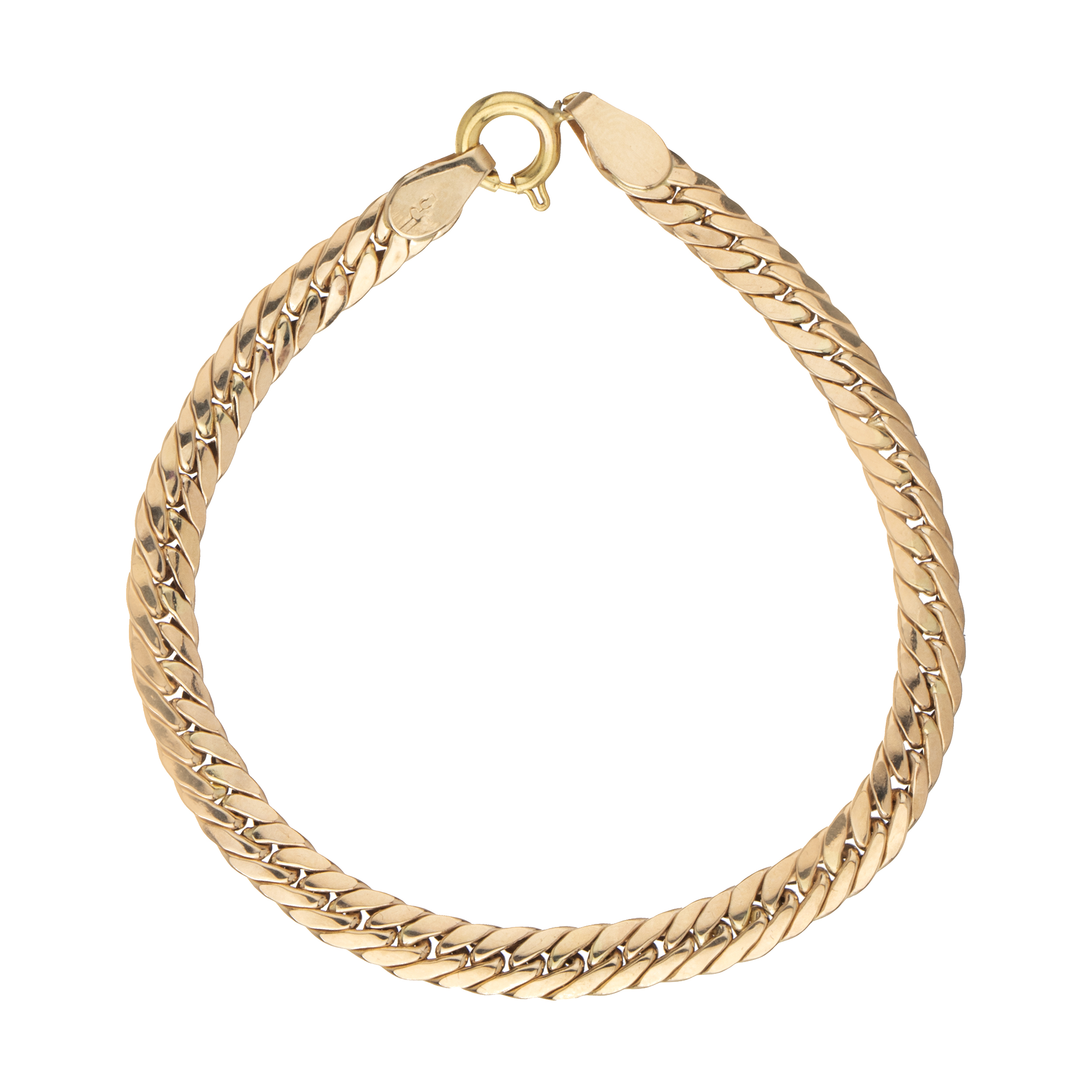 دستبند طلا 18 عیار زنانه زرمان مدل ZMB108