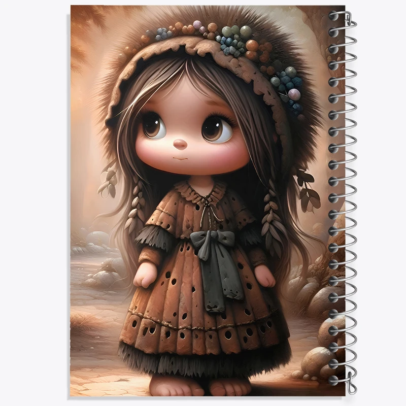 دفتر مشق 100 برگ خندالو طرح دخترانه کد F6157