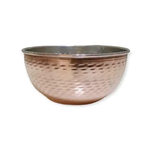 پیاله مسی مدل گرد 