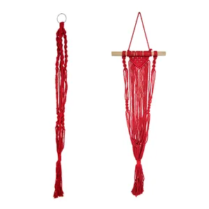 آویز بافتنی طرح مکرومه مدل 02 مجموعه دو عددی