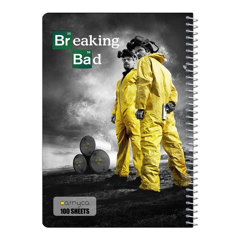 دفتر مشق 100 برگ سیمی کارنیکا طرح بریکینگ بد Breaking Bad کد 58889