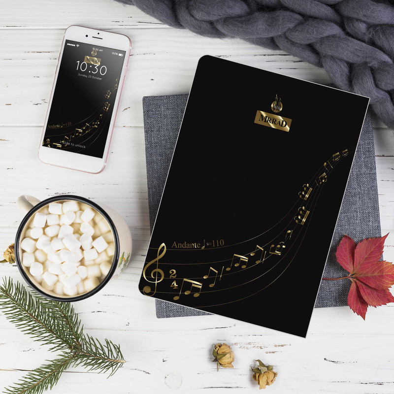 دفتر نت موسیقی مستر راد مدل آوا کد 1603 Music