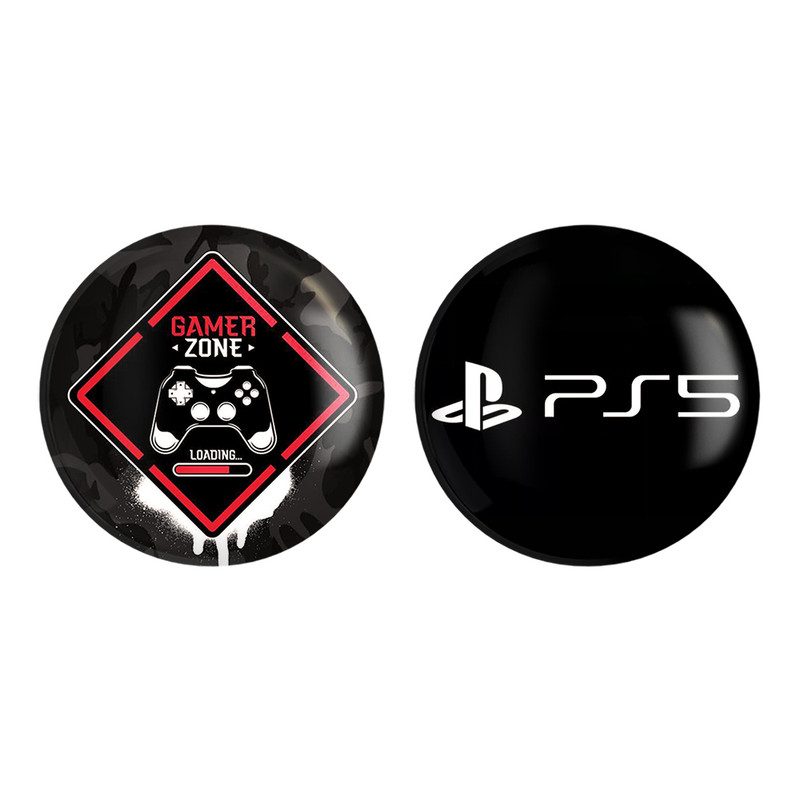 پیکسل خندالو مدل PS5 گیمر GAMER کد 38833884 مجموعه 2 عددی