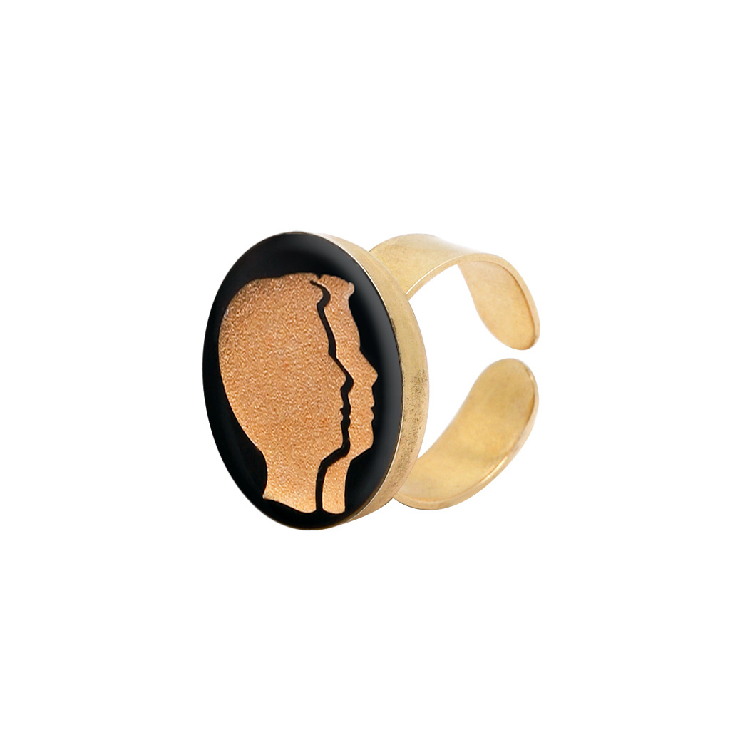 انگشتر طلا 24 عیار زنانه آلتین هنر مدل خرداد کد 100033M