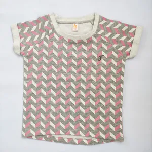 تی شرت آستین کوتاه دخترانه مدل 7007