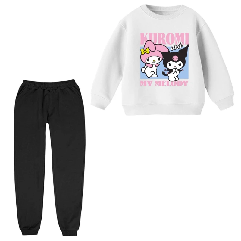 ست سویشرت و شلوار راحتی بچگانه مدل کرومی و ملودی  