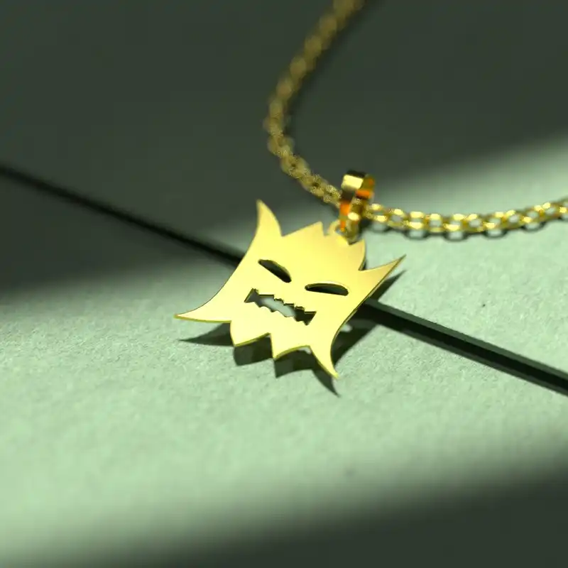 گردنبند طلا 18 عیار زنانه مدوپد مدل هالووین کد G3-1-1122