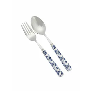 سرویس قاشق چنگال 12 پارچه 6 نفره مدل شکوفه