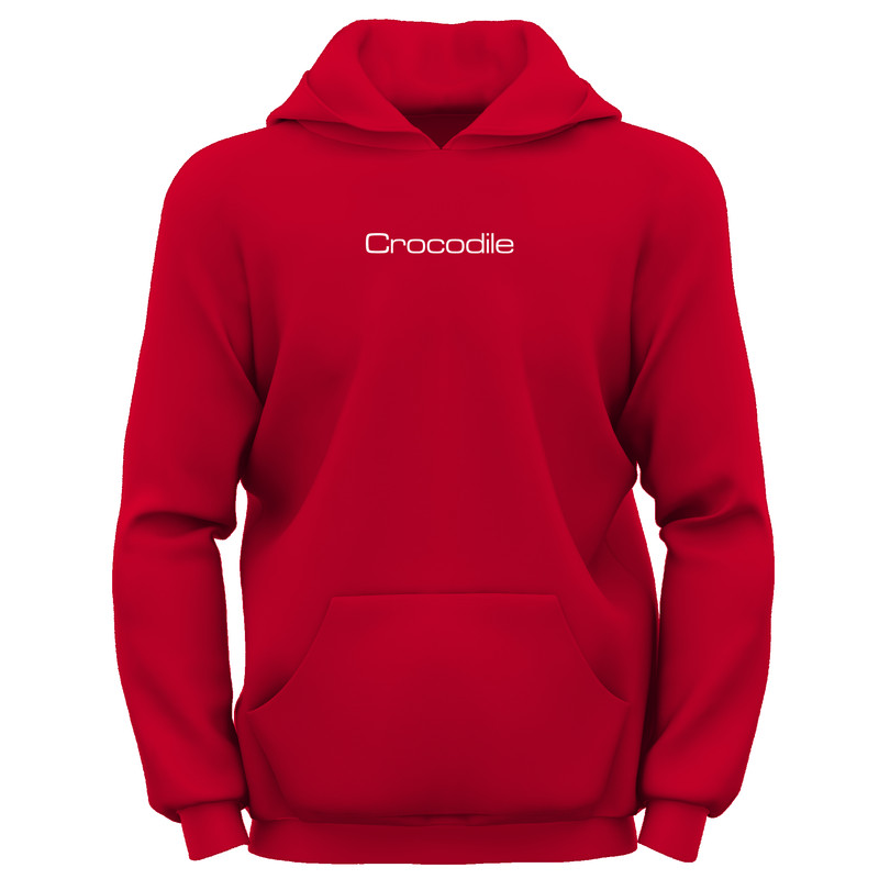 هودی زنانه مدل هودی زنانه مدل CrocodileHoodie کد MH1582 رنگ قرمز