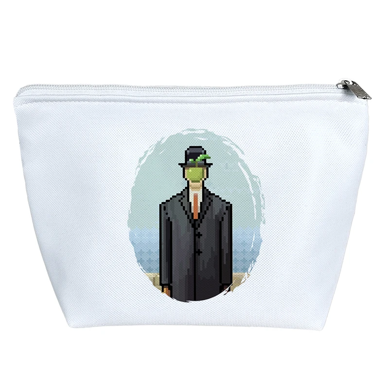 کیف لوازم آرایش دخترانه خندالو مدل نقاشی پسر انسان کد 10486