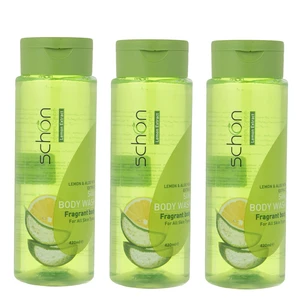 شامپو بدن شون مدل Aloevera and Lemon حجم 420 میلی لیتر مجموعه 3 عددی