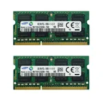 رم لپ تاپ DDR3L دوکاناله 1600 مگاهرتز سامسونگ مدل 12800 ظرفیت ۸ گیگابایت مجموعه ۲ عددی