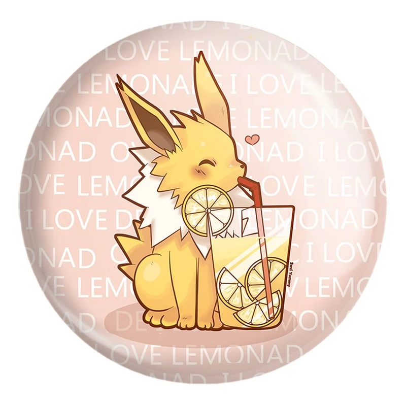 پیکسل خندالو طرح پیکاچو انیمه پوکمون کد 17383 مدل بزرگ