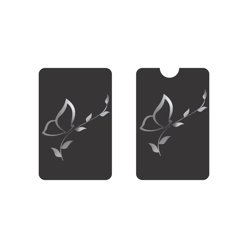 استیکر کارت طرح گل کد 002