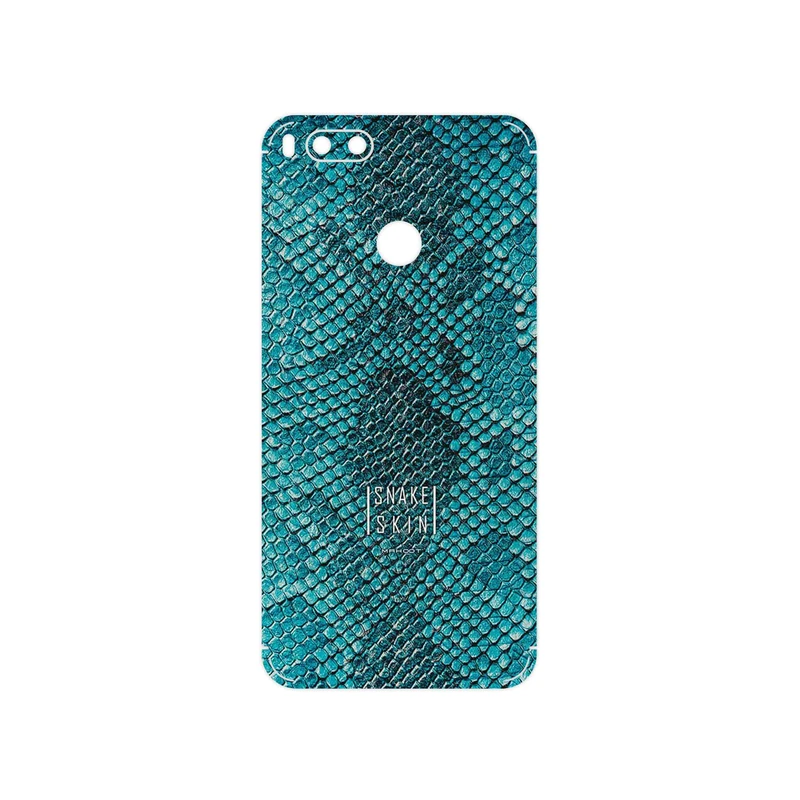 برچسب پوششی ماهوت مدل Blue Snake Skin مناسب برای گوشی موبایل شیائومی Mi A1