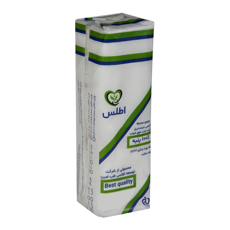 گاز طبی غیر استریل اطلس مدل 02 وزن 500 گرم