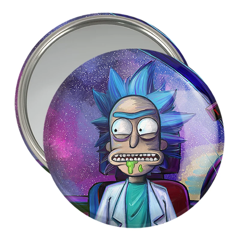 آینه جیبی خندالو مدل انیمیشن ریک و مورتی Rick and Mort کد 26388