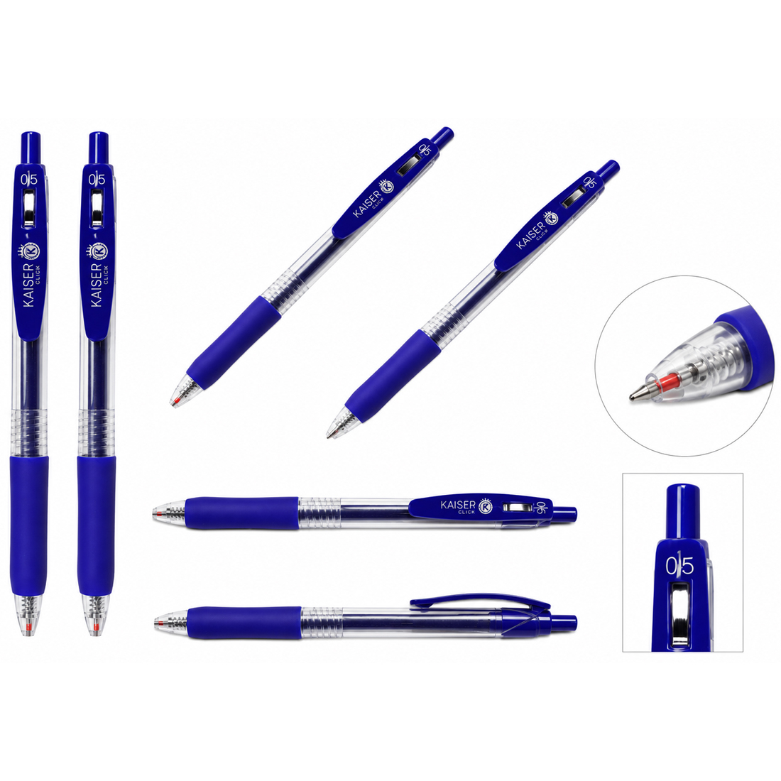 خودکار 0.5 میلی متری کایزر کد SK280 مدل کلیکی بسته 2 عددی خودکار 0.5 میلی متری کایزر کد SK280 مدل کلیکی بسته 2 عددی