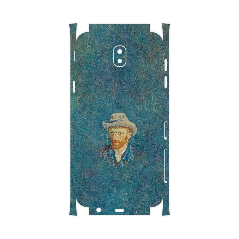 برچسب پوششی ماهوت مدل Self portrait with a gray felt hat-FullSkin مناسب برای گوشی موبایل سامسونگ Galaxy J5 Pro