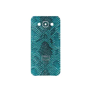 MAHOOT Blue Snake Skin Cover Sticker for Samsung Galaxy E5