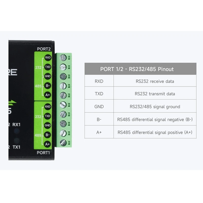 عکس شماره 10 : مبدل صنعتی usb به سریال ویوشیر مدل usb to 4ch rs232-485
