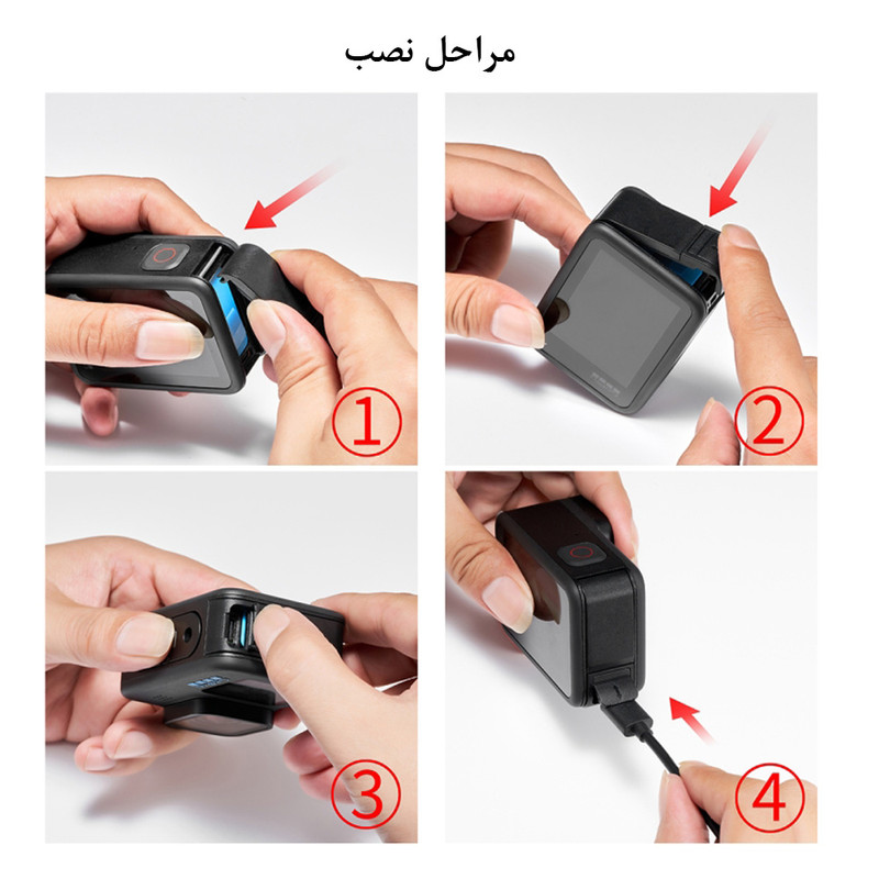 درپوش باتری پلوز مدل POM مناسب برای دوربین ورزشی گوپرو Hero 9/10/11