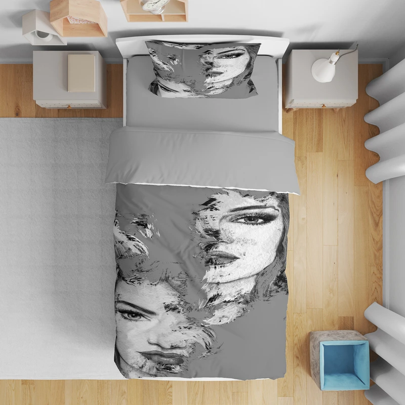 سرویس روتختی مدل 4788 تکنفره 5 تکه