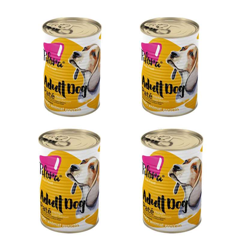 کنسرو غذای سگ فیفورا مدل Chicken وزن 400 گرم بسته 4 عددی