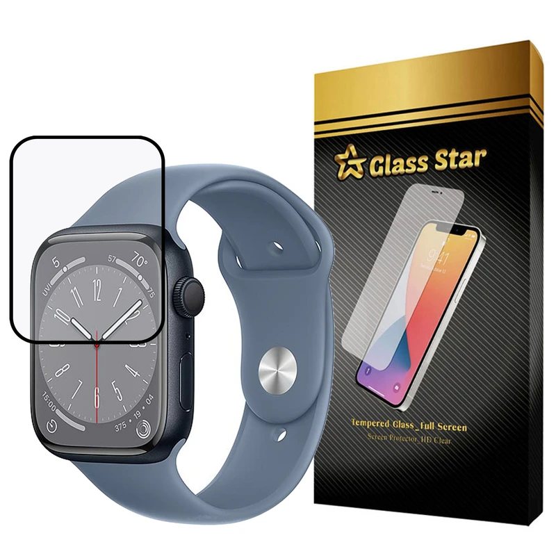 محافظ صفحه نمایش نانو گلس استار مدل PMMAWATCH مناسب برای اپل واچ Series 8 Aluminum 41 mm