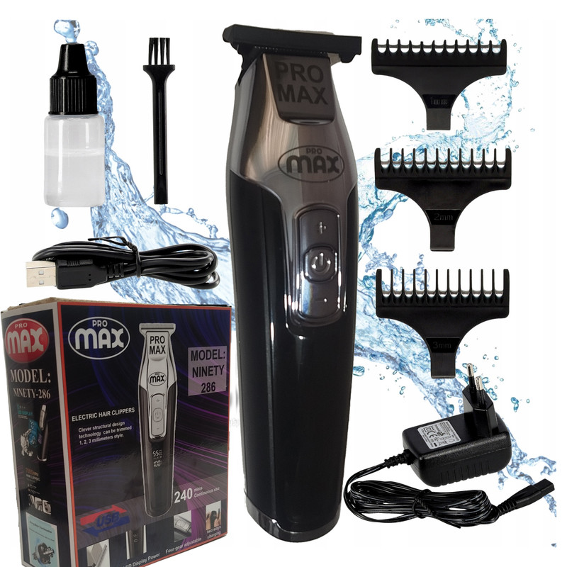 ماشین اصلاح موی سر و صورت شارژی پرومکس مدل ninety-286