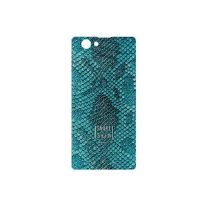MAHOOT Blue Snake Skin Cover Sticker for Sony Xperia Z1 Compact