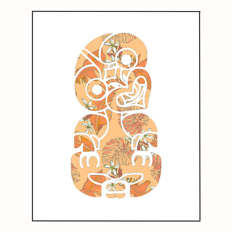 پوستر مدل مائوری، چاپ تیکی 