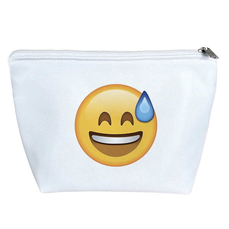 کیف لوازم آرایش دخترانه خندالو مدل ایموجی کد 2243