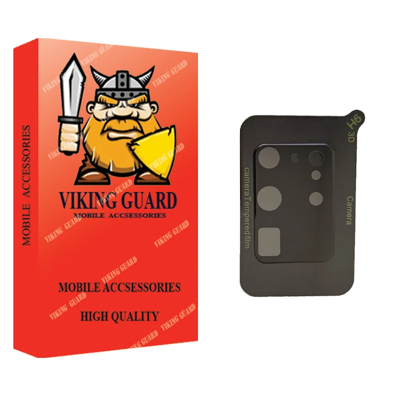 محافظ لنز دوربین وایکینگ گارد مدل 3D مناسب برای گوشی موبایل سامسونگ Galaxy S20 Ultra 5G